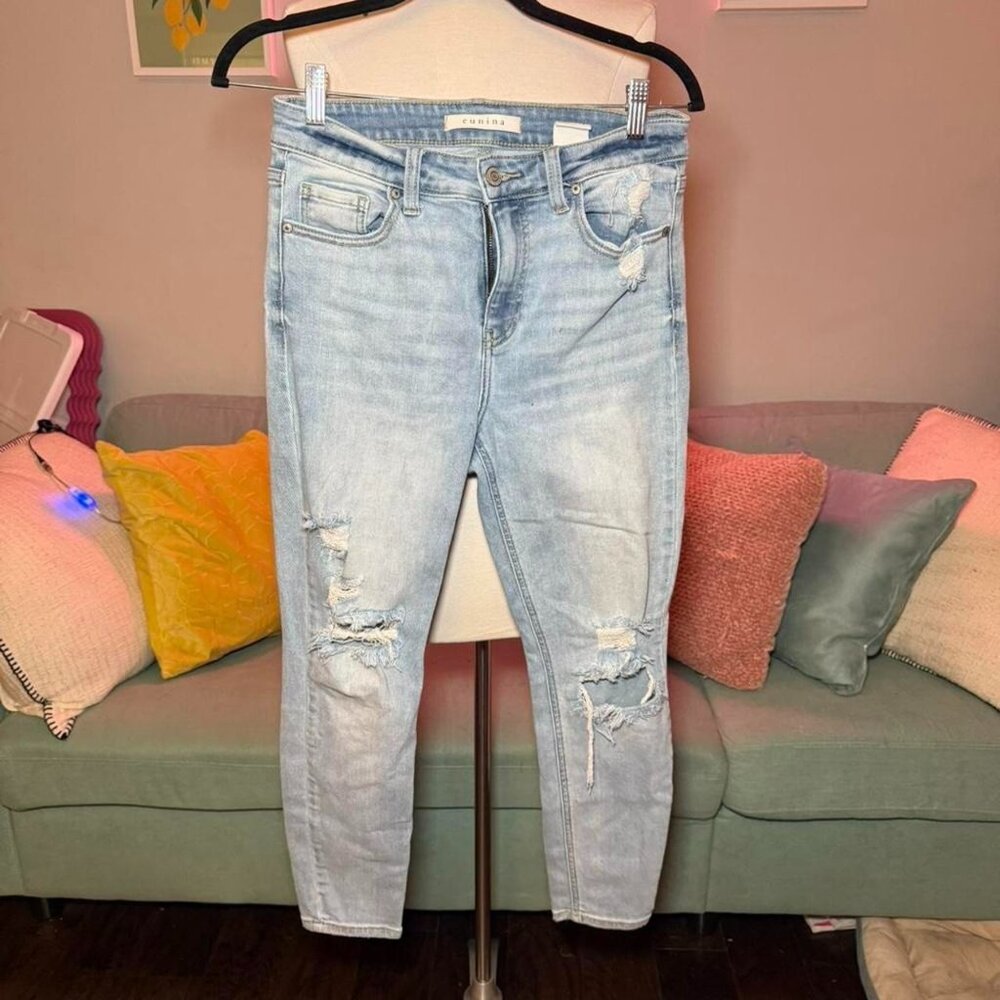 Womens Anthropology Light Denim Wash jeans